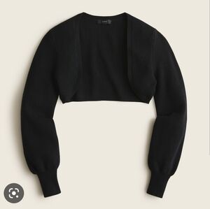 J. Crew Black Shrug Sweater